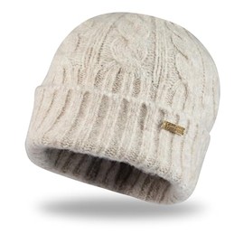 Jessica Simpson Women's Cable Beanie, Cream, One Size