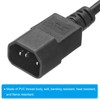 PATIKIL AC Power Cord 3 Prong C14 Male to C13