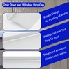 DAILISEN Aluminum Overhead Door Rain Drip Cap Guard - 43.3'