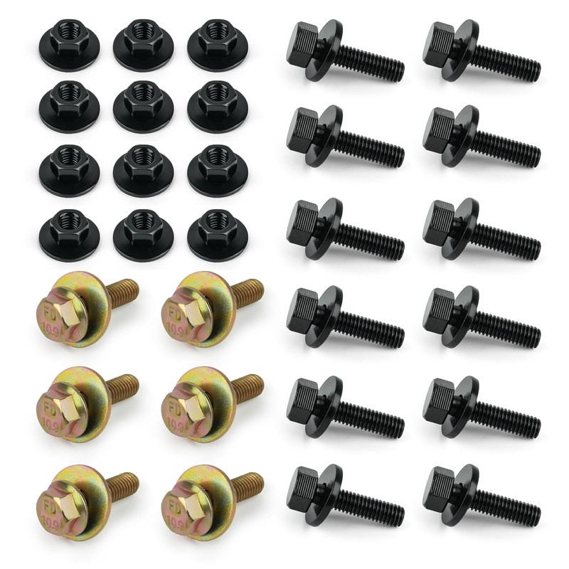Fits Jeep Wrangler JK JL 07-25 Side Step/Running Board Bolts