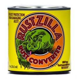 RUSTZILLA 856557004226 Rust Converter and Remover, Professional Strength for All Metals Including Stainless Steel, Steel, Cast-Iron, 32 oz.