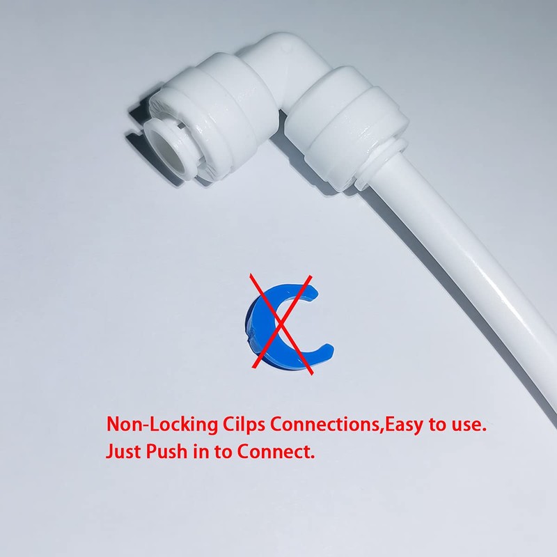 MALIDA Quick Connector Female Thread Adapter Elbow and Straight Combination,