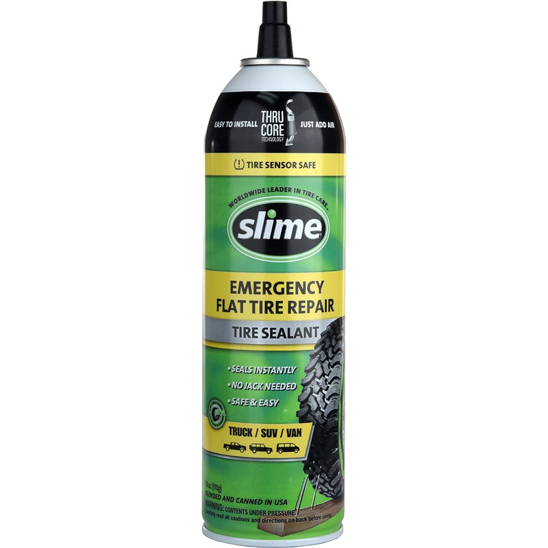 Slime 60187 Flat Tire Puncture Repair Sealant, Emergency Repair for