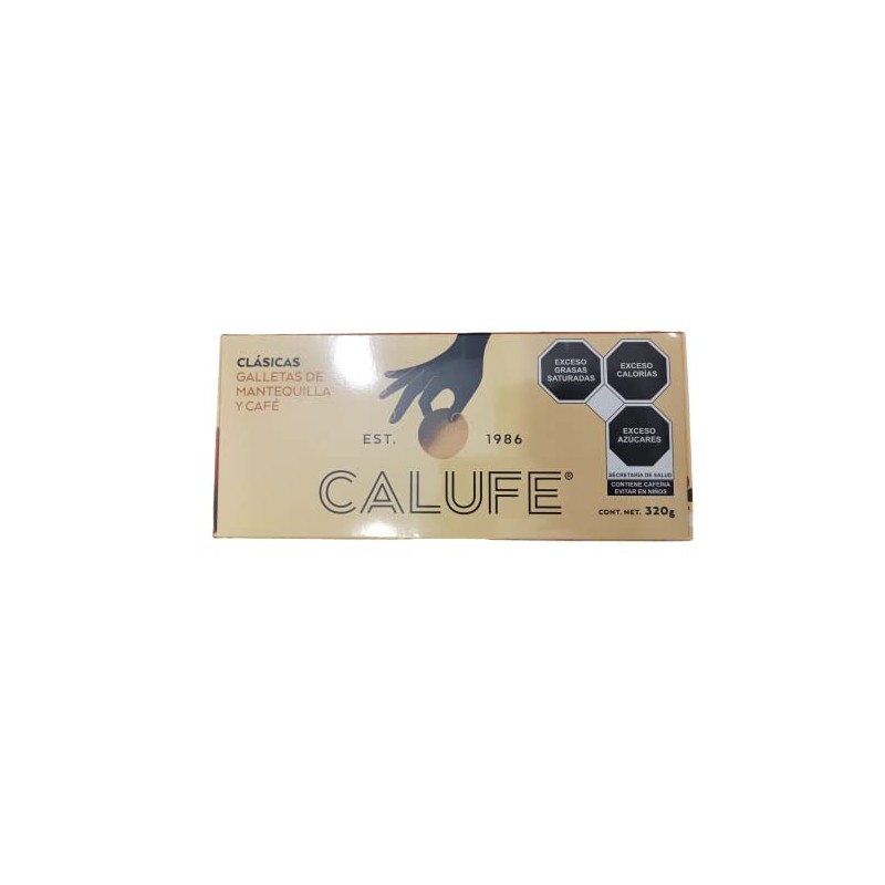Calufe Galletas Clásicas De Mantequilla Y Café 320G, Galletas finas,