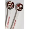 GANZ Ceramic Hot Cocoa Measuring Spoon Set 4pc Dessert Sprinkles