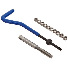 E-Z Lok EK40610 Metric Helical Threaded Insert Kit, 304 Stainless Steel, M6-1.0 Thread Size, 6 mm Installed Length (Pack of 10)