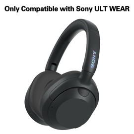 POZCIS Silicone Ear Pads Compatible with Sony ULT WEAR Headphones, Sweat-Proof and Washable Earpads Covers Accessories for Sony ULT WEAR Headphone(Black)