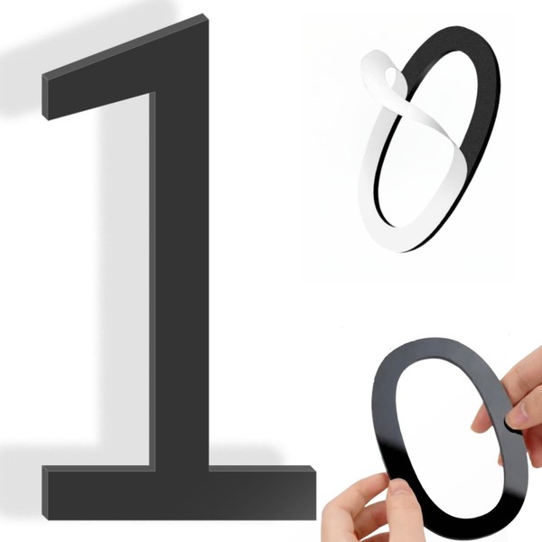 4 inch House Numbers for Outside Self Adhesive House Numbers