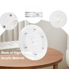 1PCS 3" Clear Acrylic Lazy Susan, Small Turntable Ball Bearing