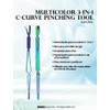 Legacy Nails Professional MULTICOLOR 3-IN-1 CURVE PINCHING TOOL - Stainless