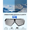 OutdoorMaster Seagull Ski Goggles, Foldable Snow Snowboard Goggles for Men