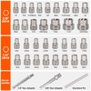 THINKWORK Easy Out Bolt Extractor Kit, 35 PCS Nut Extractor