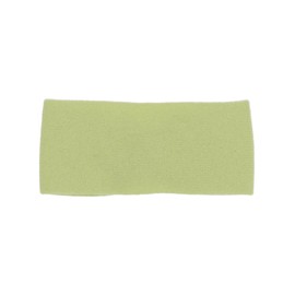 FRAAS Women's Cashmere Headband - 24 x 10.5 cm - Warm Knitted Ribbon with Bow, Organic green