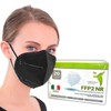 PERISTEGRAF Black FFP2 Masks Pack of 20 - CE 2233