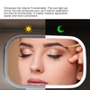 LED Light Car Mirror Touch Control Adjustable Brightness Portable Rugged