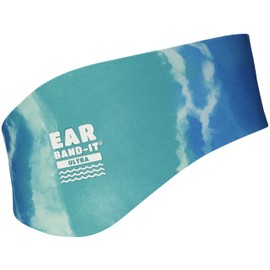 EAR BAND-IT Ultra Tie Dye - Diadema de natación - Solo banda de natación inventada por ENT Doctor - Bloquea los tapones para los oídos - Tamaños para niños y adultos - Protección recomendada para el agua para baño, ducha, piscina, playa