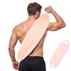 Inmorven Exfoliating Back Scrubber with Handles, Nylon Back Exfoliator, Two