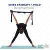 HealthAndYoga LoopyPull Premium Cotton, Non-Elastic Yoga Stretching Strap -10 Loops