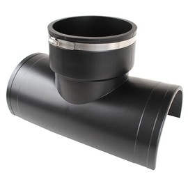 Fernco PTST-6 Flexible PVC Tap Saddle for Lateral Sewer Municipal Main Line Connections