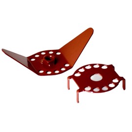 GR Innovations RV Propane Tank Locking Device | Dual Propane Locking Bracket | ½ 13” Thread | Theft Proof RV Lock | Made in USA