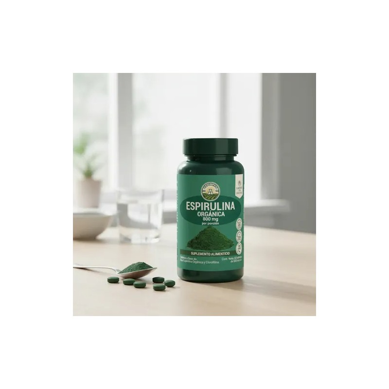 Spirulina Máxima Pasiguaro Cápsulas 600 Mg Suplemento