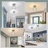 Loiogohot Hallway Ceiling Light Fixtures,Flush Mount Ceiling Lights Metal Cage