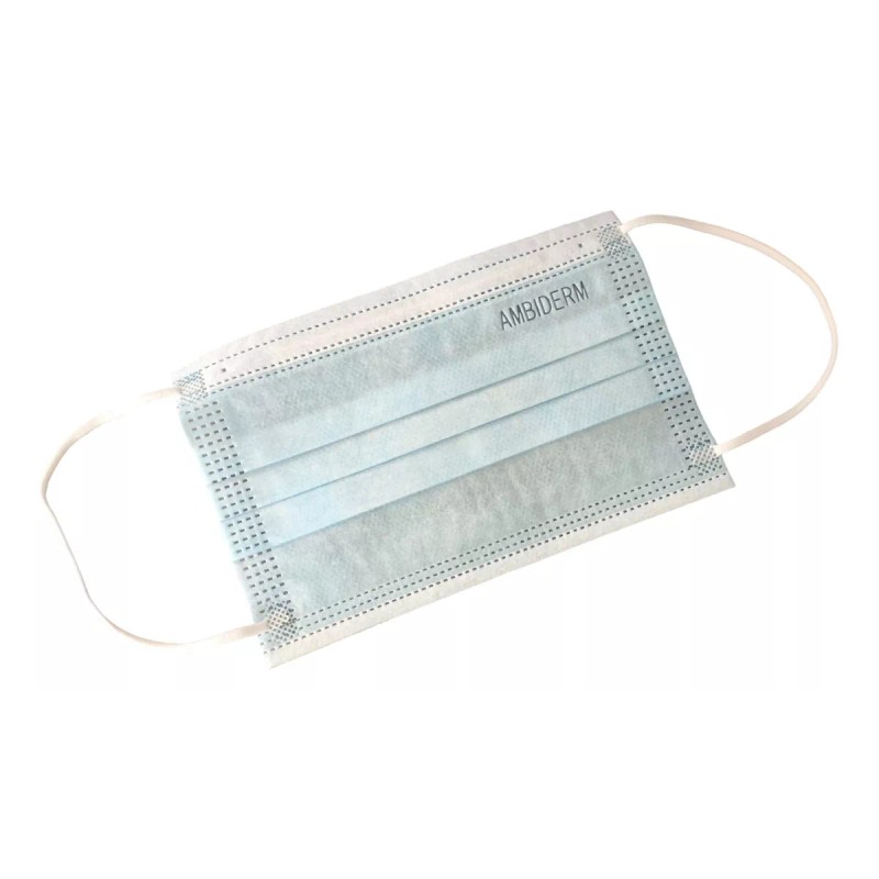 AMBIDERM KIDS Cubre Boca Para Niños Ambiderm Colores Sin Diseños