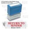 Return to Sender PA1040 Pre-Inked Rubber Stamp Red