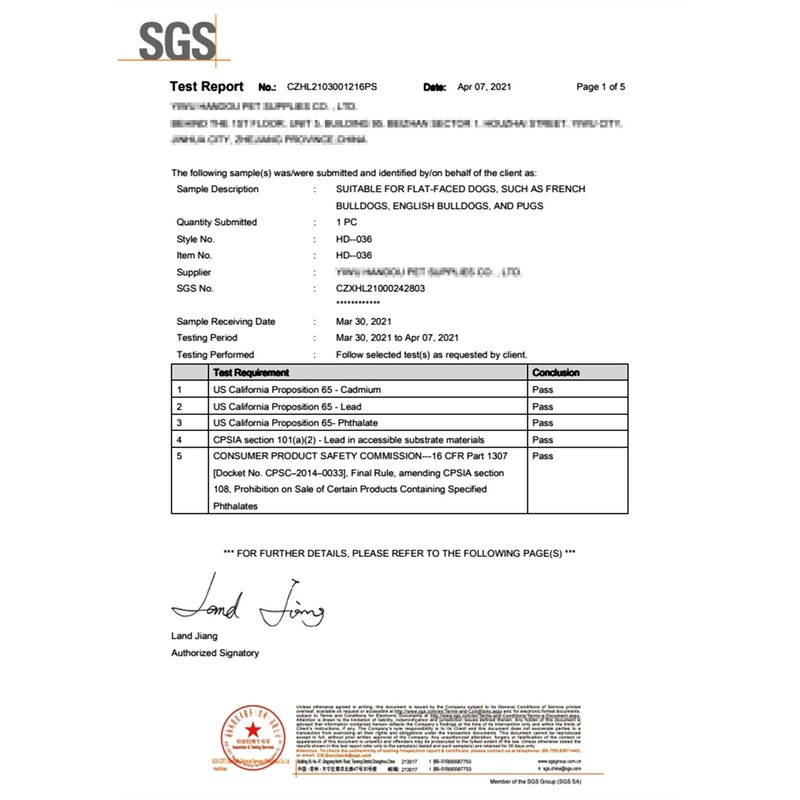 TANDD Short Snout Dog Muzzle - Adjustable Breathable Mesh Bulldog