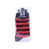 Red & Black Stripe T.U.K Men's Sock