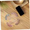 FRCOLOR 4pcs Rhinestone Flower Hair Combs Elegant Metal Hair Clips