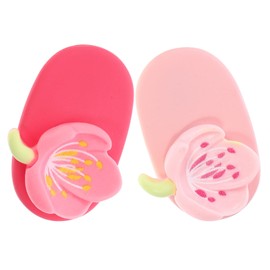 Healvian 2pcs Cute Flower Hair Clips for Women Alligator Duck Billed Hair Barrettes Sweet Accessories for Side Bangs Front for Any Outfit