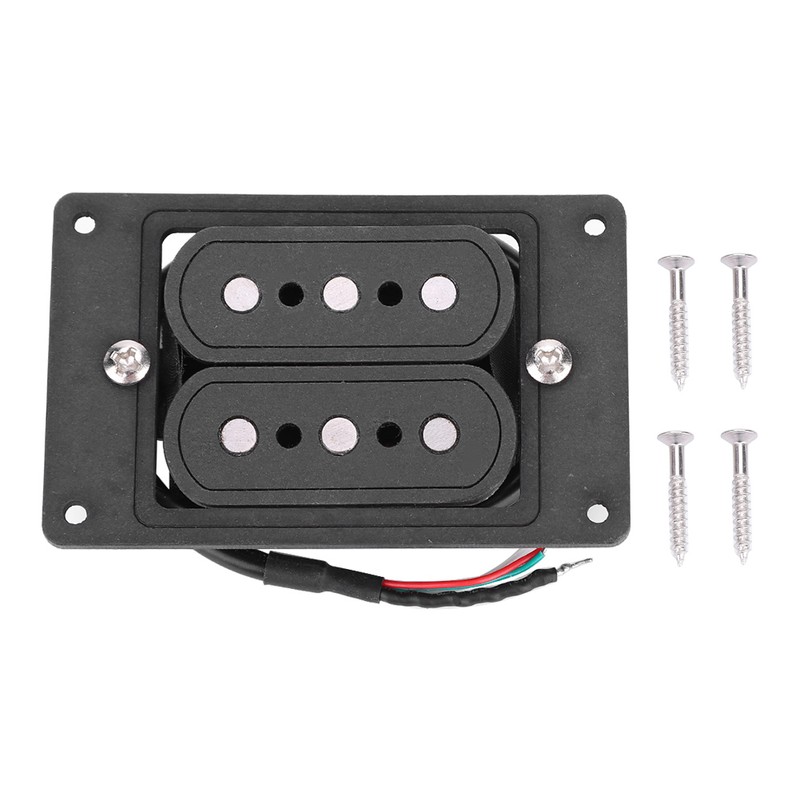 Prewired 3 String Humbucker Pickup Input Jack for Cigar Box