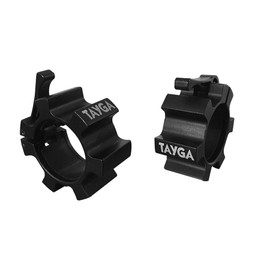 Tayga par de seguros aluminio para barra olímpica de collar