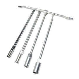 T-type Semi-Deep Type T-Type Socket Wrench Set of 4 0.3 inch (8 mm), 0.4 inch (10 mm), 0.5 inch (12 mm), 0.6