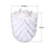 6 Pack Replacement Toilet Brush Head White Brush Head Interchangeable