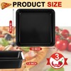 RimCereal 3 Pcs Detroit Style Pizza Pan 10 x 10