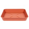 Feyvdzv 4 Pack Square Plant Saucer Tray 10 inch, 6