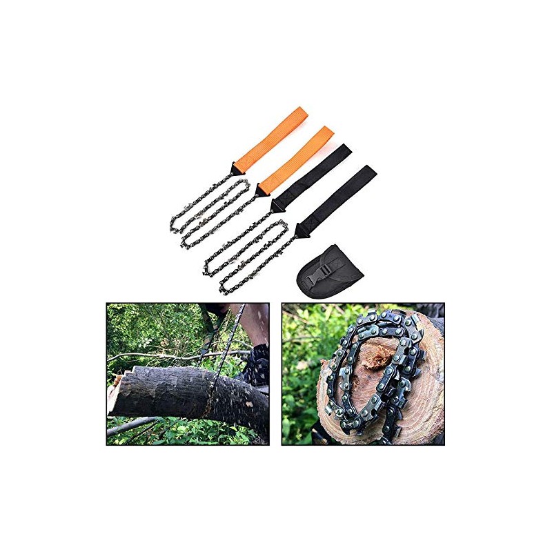Pocket Chainsaw with Nylon Handle, Folding Handheld Chain Saw, Fast