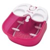 Beauty Chic Massaging Foot Spa Bath, White/Pink