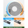 TechSweepPro 3/8" 4800PSI Pressure Washer Hose 50FT with Swivel Quick