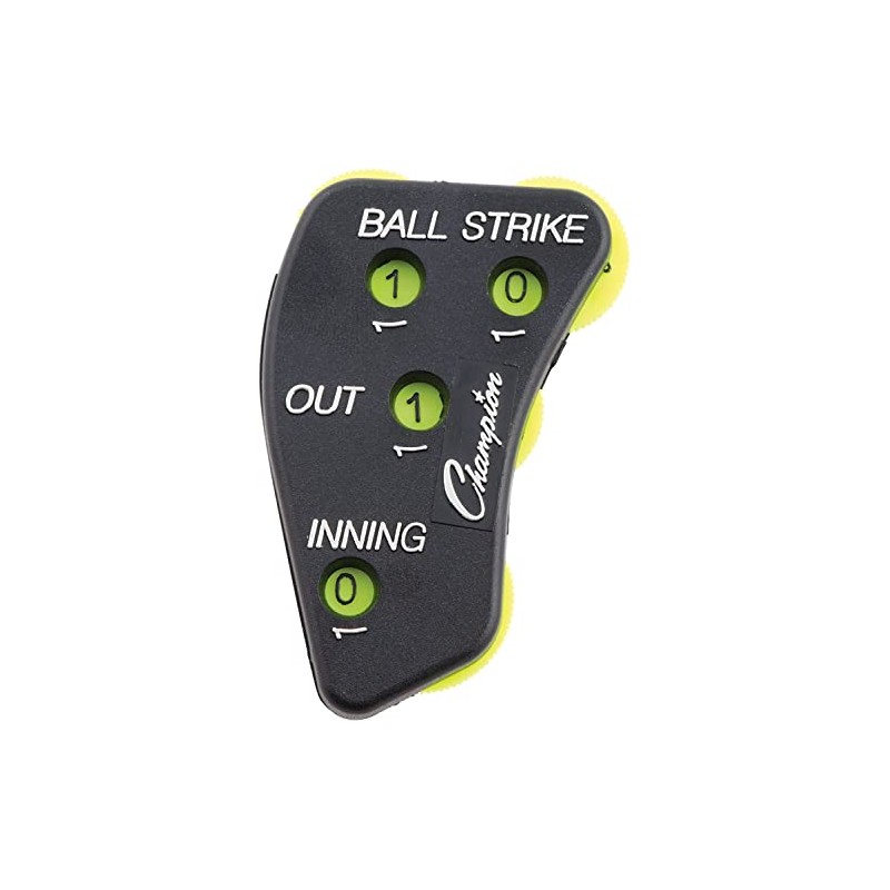 Champion 4-Wheel Baseball Softball Umpire Indicator Count Clicker (2-Pack)