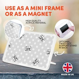 1 x Fridge Magnet - Polka Dot Camera Photography #35707