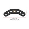 eMagTech 4-Piece Black Leather Bow Yoke with Metal Grommet Bow