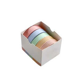 GRIRIW 5pcs Washi Tape for DIY Decor Photo Album Wall Art Colorful Easy to Use