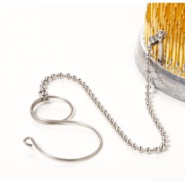 Stone 﨑 剣山 Hannah Arctic Corners 剣山 Beans seihutexitaipu Square (with Chain) Brass Needle 201 