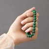 MAIBAOTA Malachite Bracelet, Stone Bracelets for Women Men, 8 mm