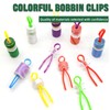 Keadic 154Pcs Bobbin Thread Buddies Set Contains Color Thread Clips