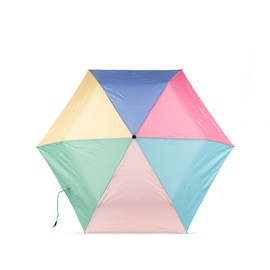 ROKA London Waterloo SMALL Ultra Light Umbrella Recycled Nylon (Bright Rainbow)