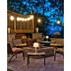 Outdoor Waterproof Table Lamp for Patio, Small Cordless Battery-Operated Lamp,